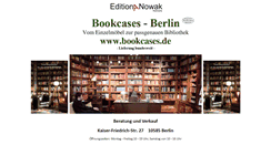 Desktop Screenshot of bookcases.de
