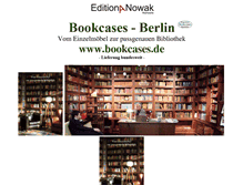 Tablet Screenshot of bookcases.de